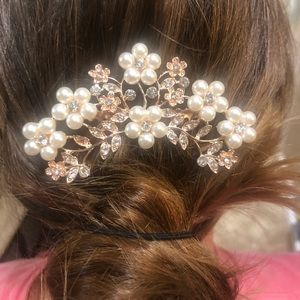 Pearl Flower Hair Pin